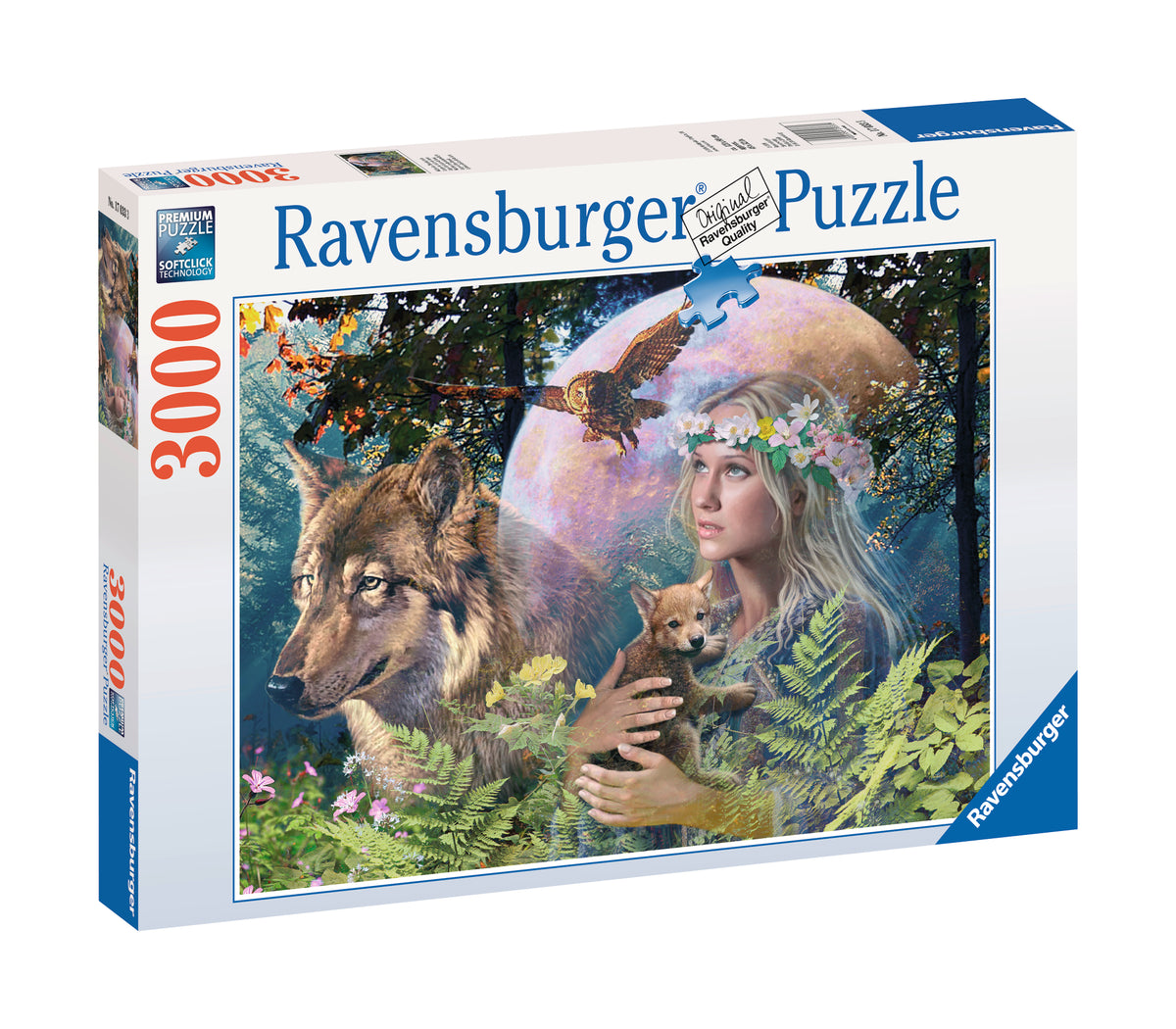 Ravensburger Puzzle 3000 Pc Dama Del Bosque