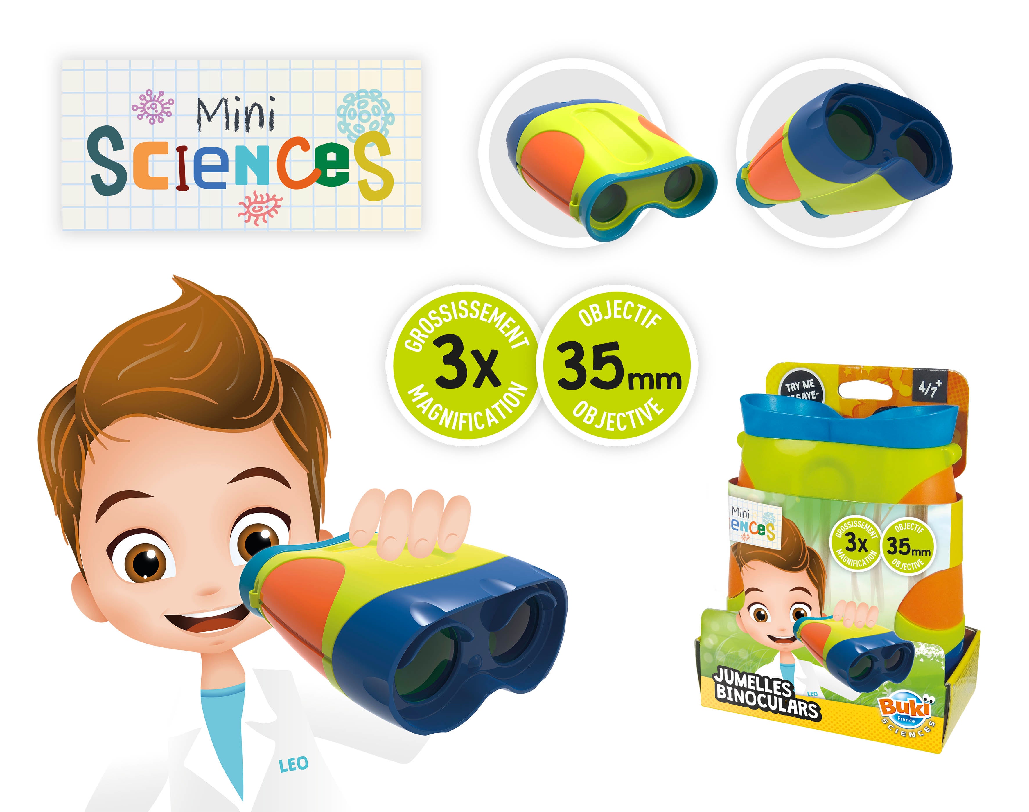 Mini Binoculares Científicos Buki