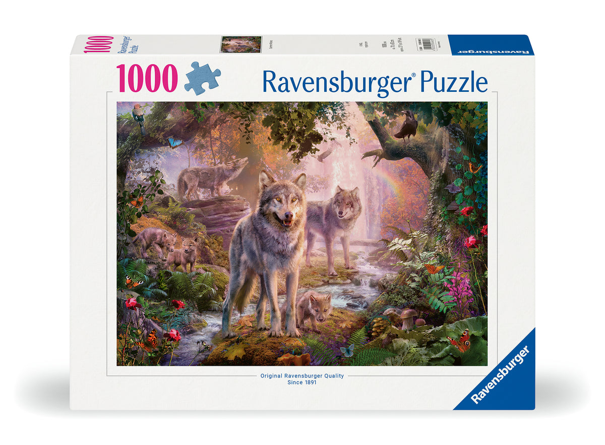 Ravensburger Puzzle 1000 Piezas Lobos De Verano\N