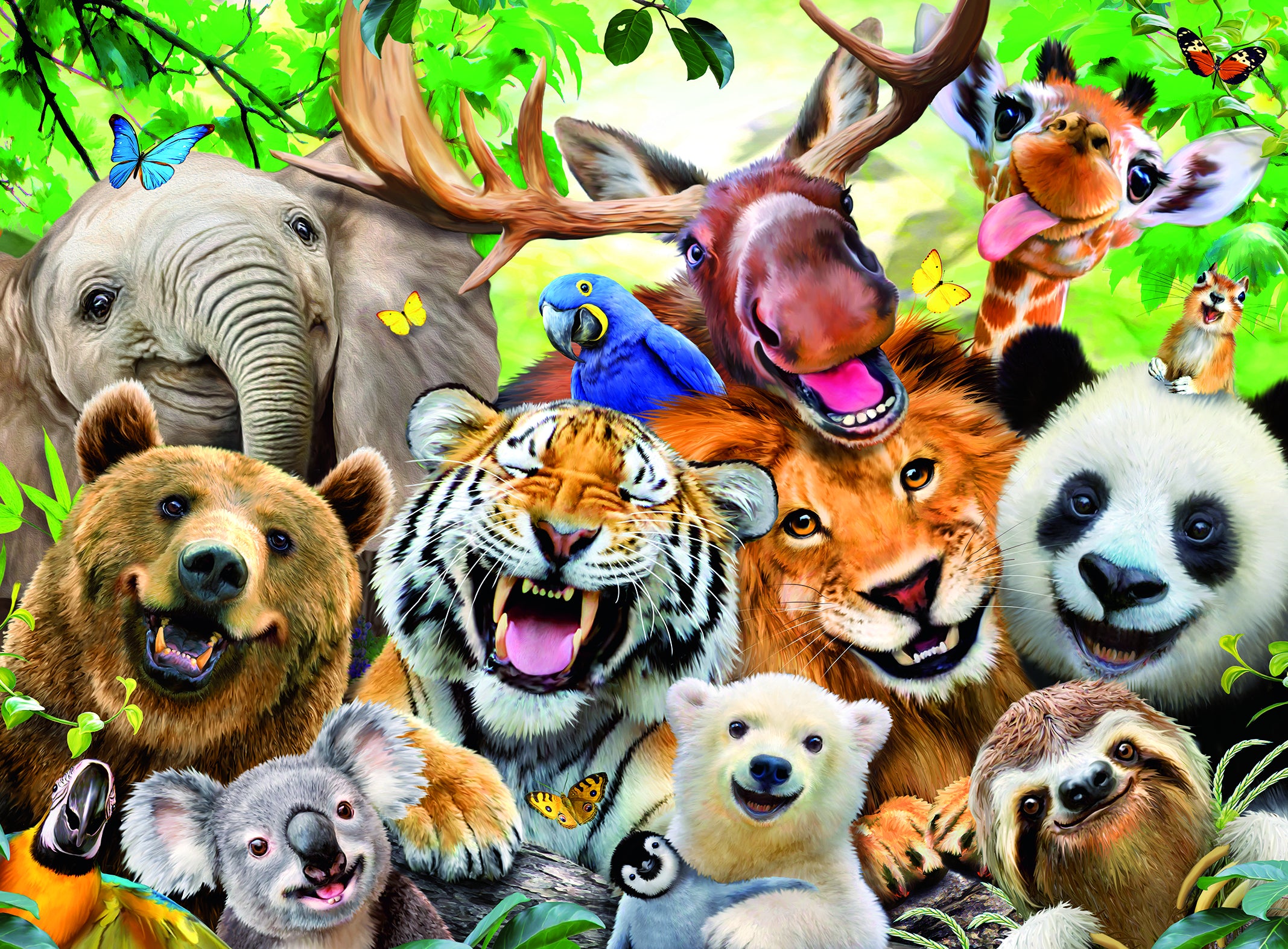 Ravensburger Puzzle 300 piezas Animal Exótico Selfie