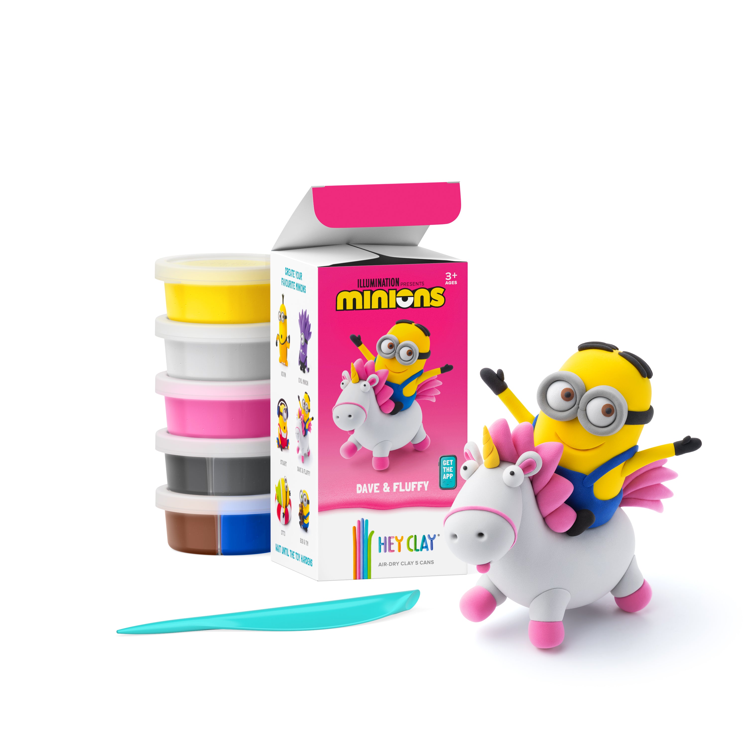 Hey Clay Plastilina Minion Dave & Fluffy