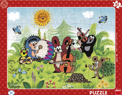 Dino Frame Puzzle 40 Piezas, El Topo Y La Banda