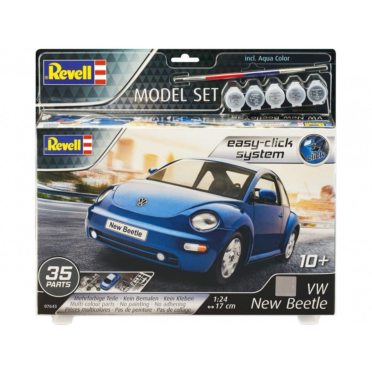 Revell Maqueta Vw New Beetle 1:24 Easy-Click