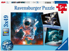 Puzzle Ravensburger 3X49 Ud Espacio