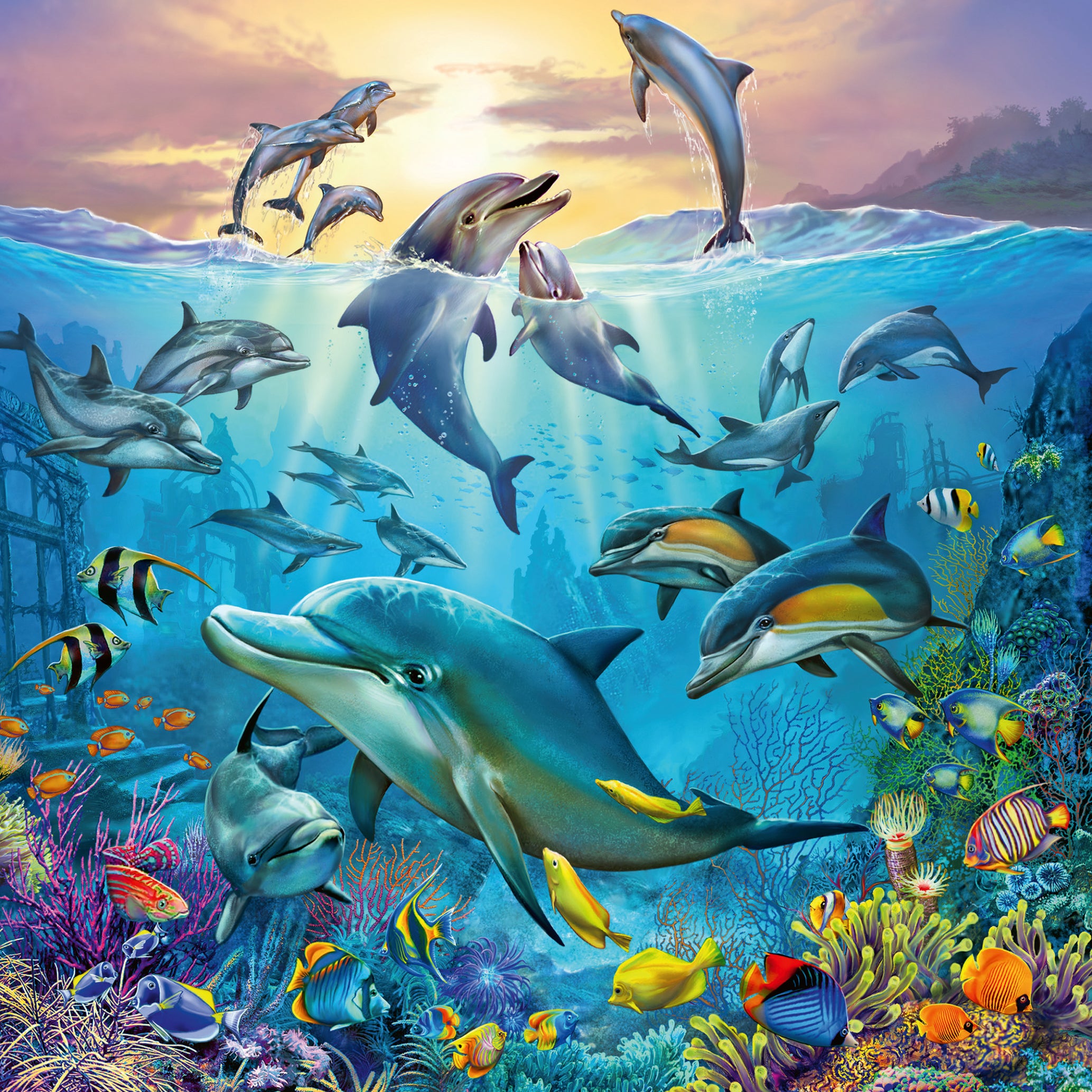 Ravensburger Puzzle 3X49 Pc Vida Oceánica