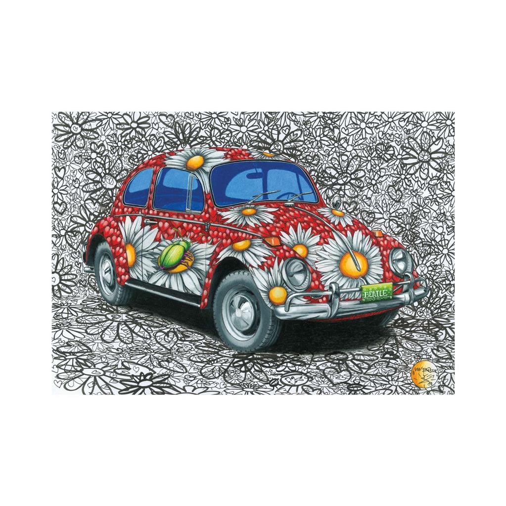 Dino Puzzle 500 Piezas Vw Escarabajo Pintado