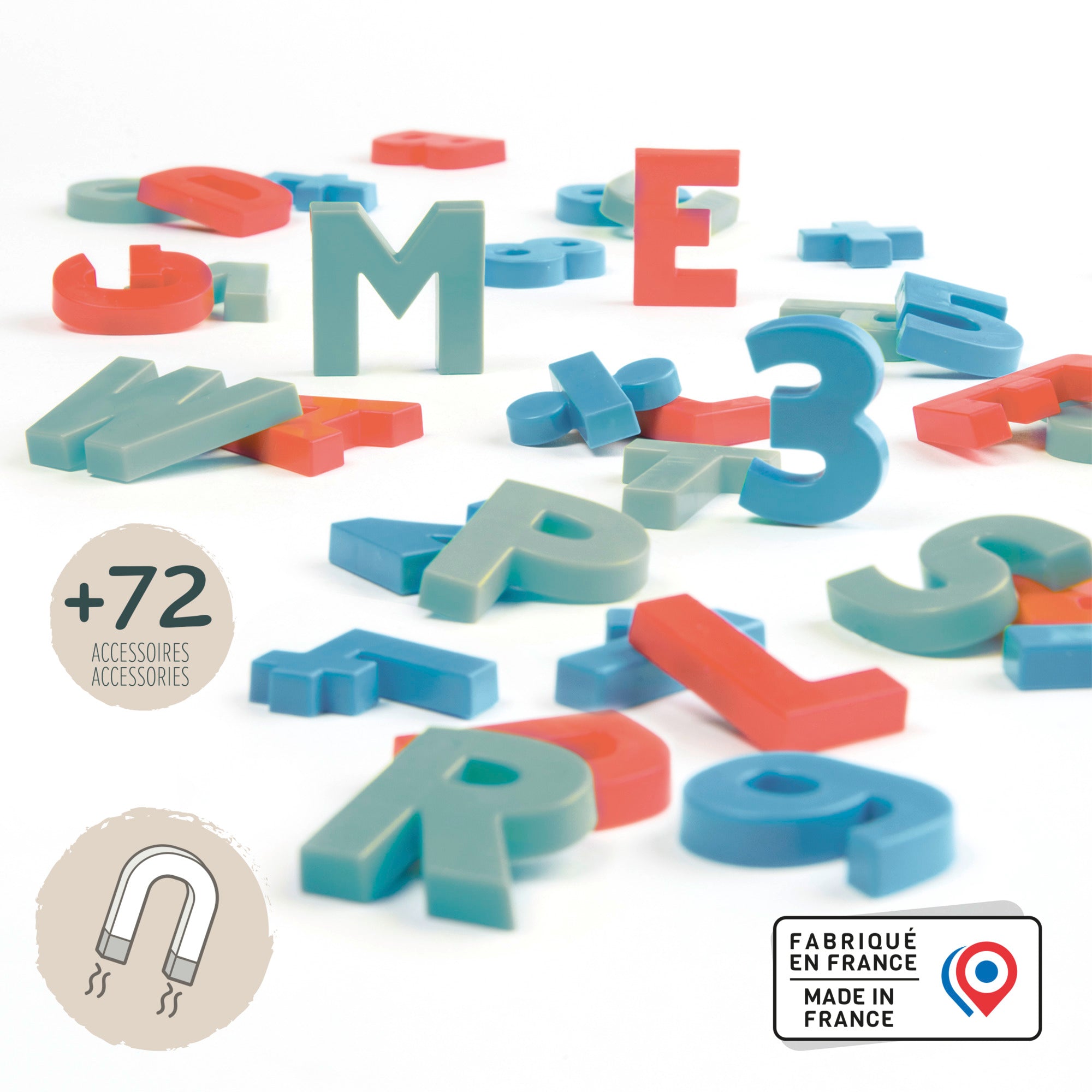 Smoby 72 Letras Y Números Magnéticos