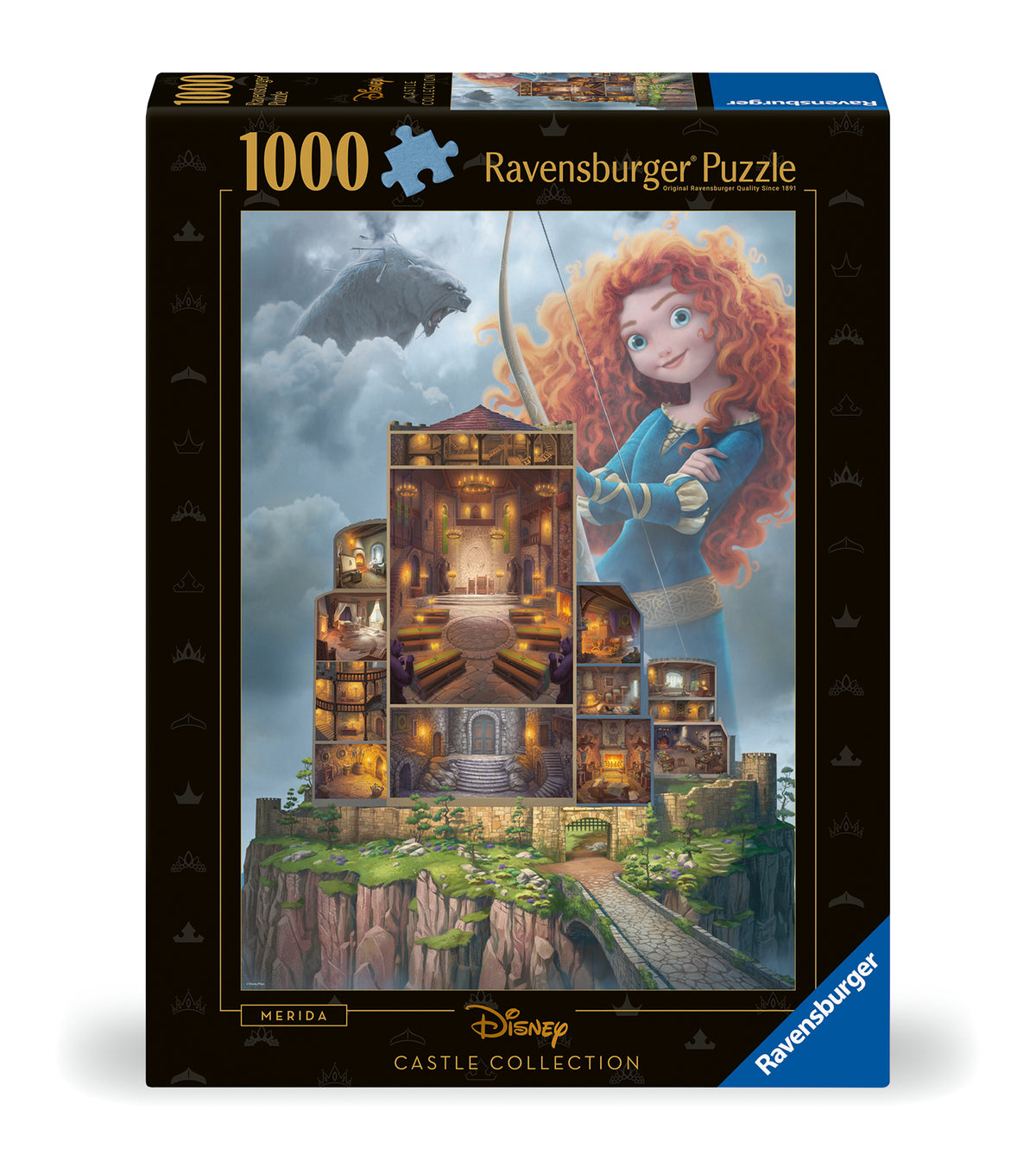 Ravensburger Puzzle 1000 Pz Disney'S Castillo Mérida\N