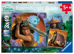 Ravensburger Puzzle 3X49 Pc Disney Raya Y El Último Dragón