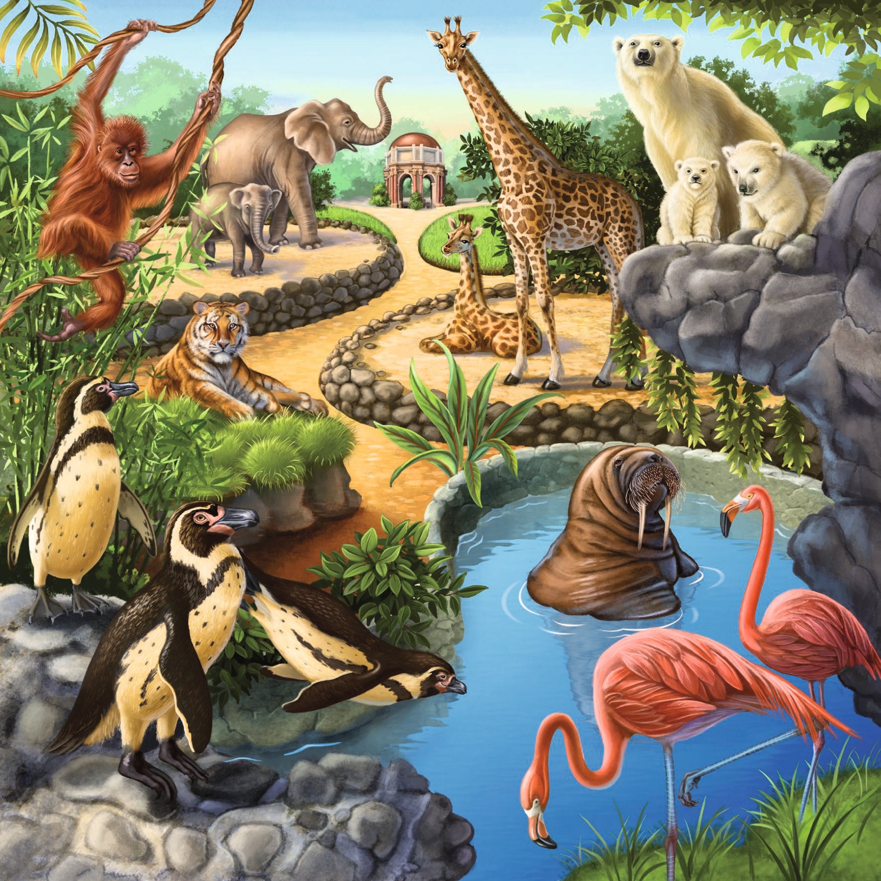 Ravensburger Puzzle 3X49 Ud Animales