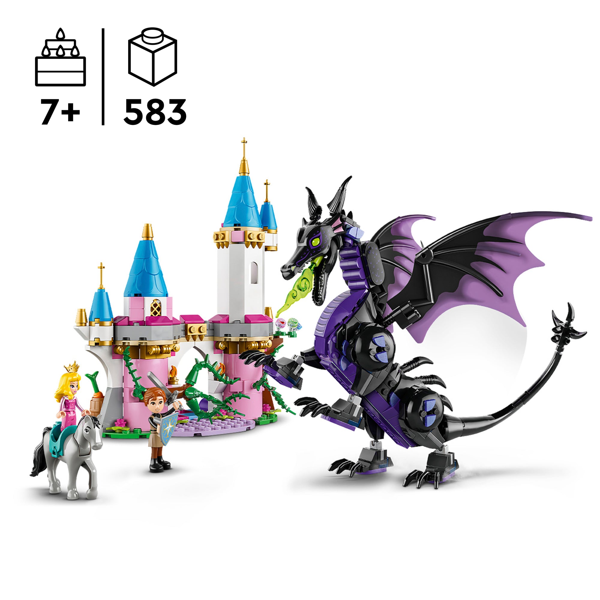 LEGO Disney Forma de Dragón de Maléfica