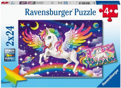 Ravensburger Puzzle 2X24 Ud Unicornio Y Pegaso