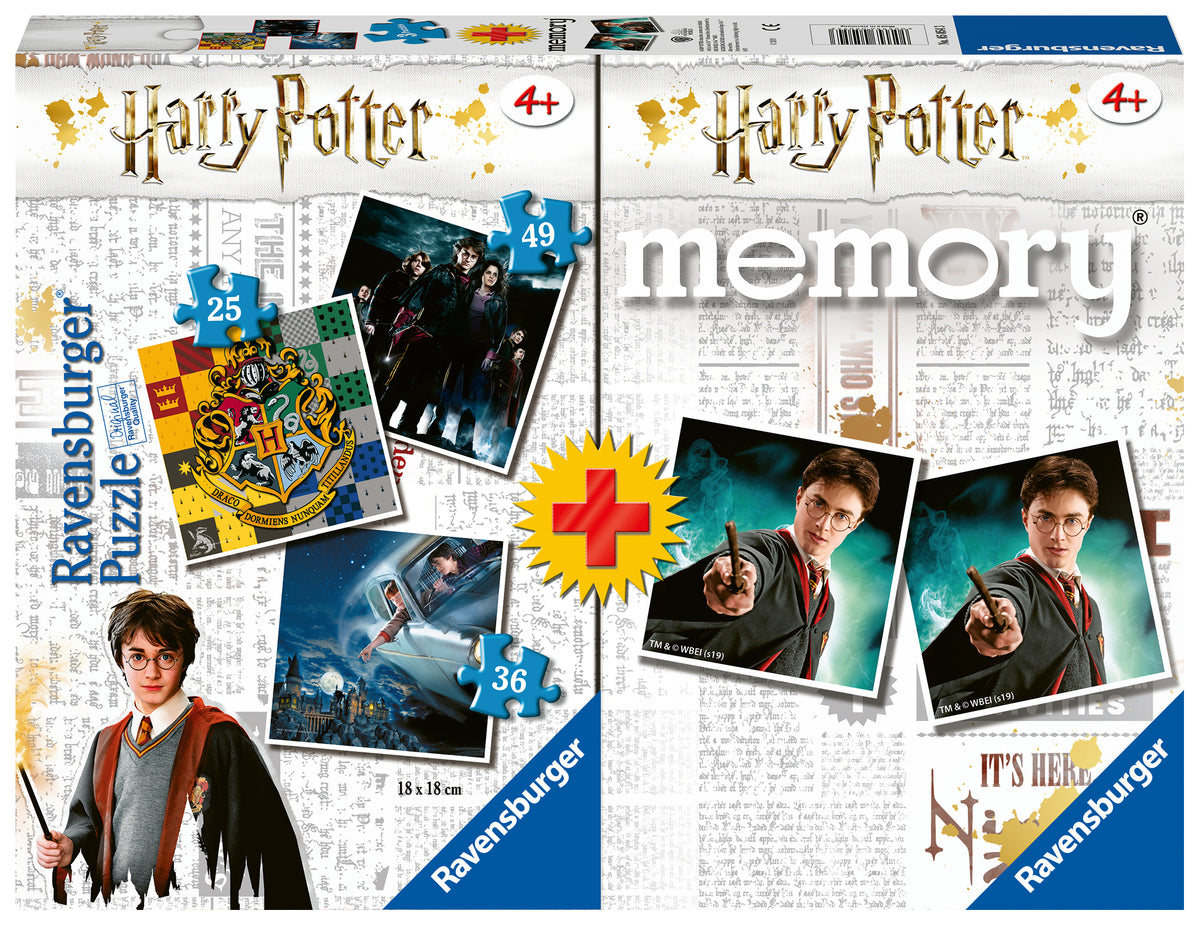 Ravensburger Juego De Mesa Memory+ Puzzle Harry Potter