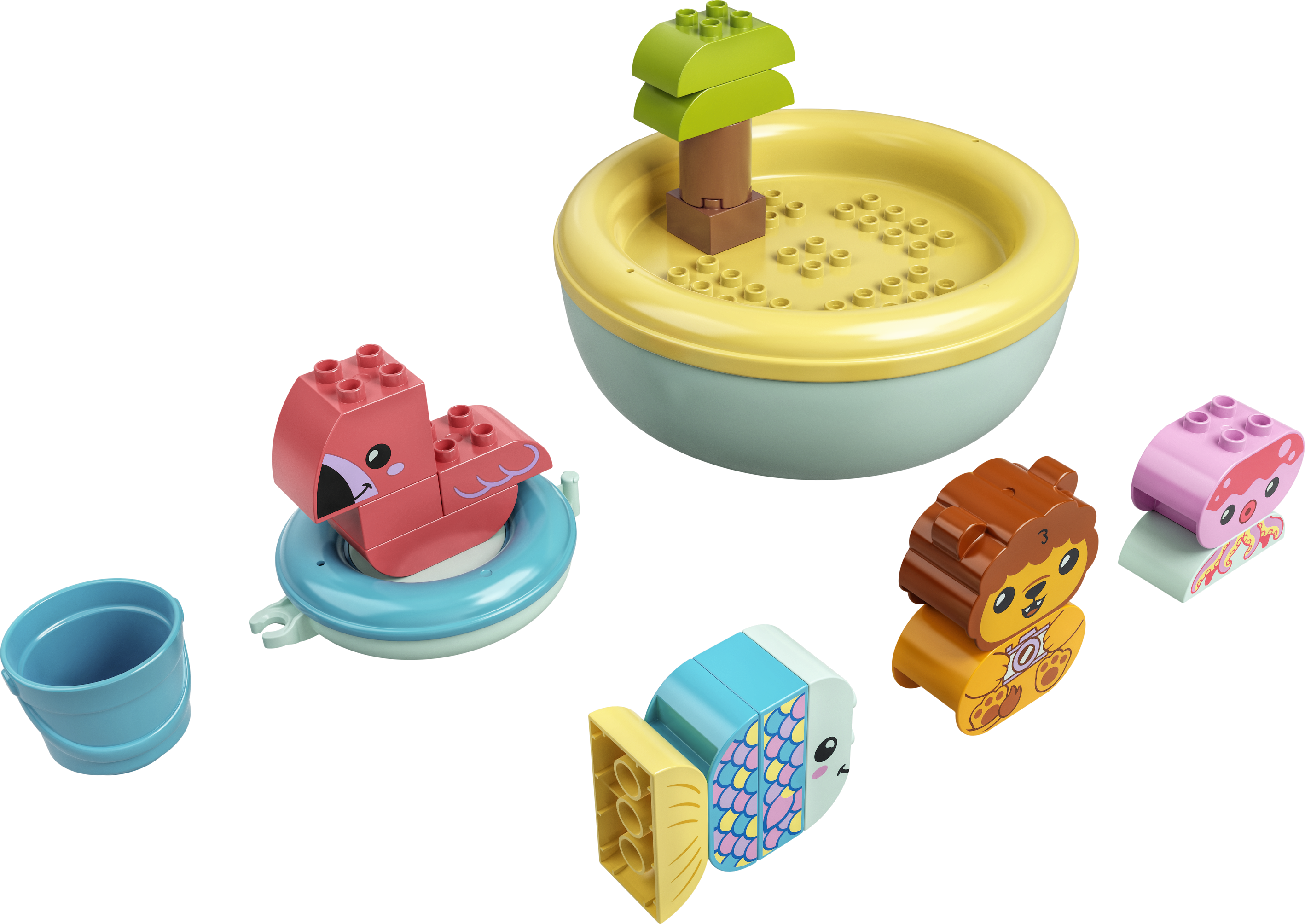 Diversión A La Hora Del Baño Lego Duplo: Isla Flotante De Animales