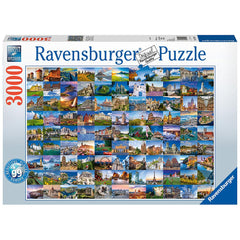 Ravensburger Puzzle 3000 Pc 99 Lugares Bellos De Europa