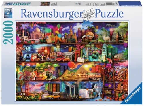 Ravensburger Puzzle 2000 Pc Mundo De Los Libros