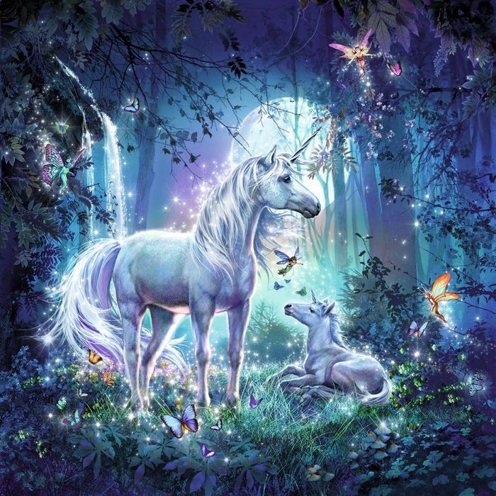 Ravensburger Puzzle 3X49 Ud Hermosos Unicornios