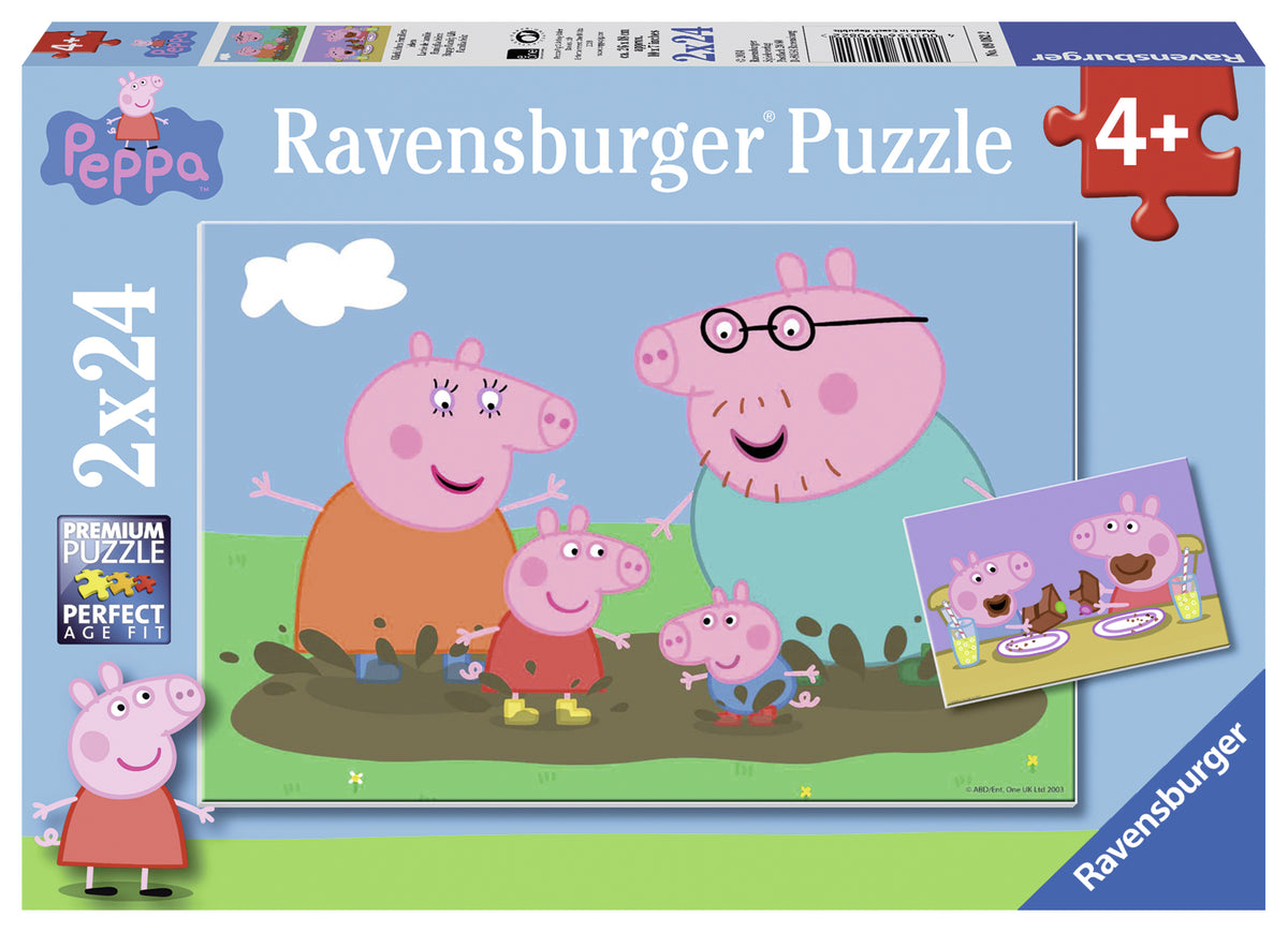 Ravensburger Puzzle 2X24Pz Peppa Pig En El Colegio