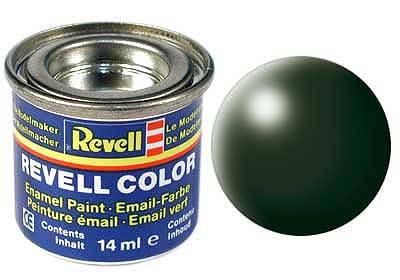 Revell Email Paint Verde Oscuro Sólido Seda Mate