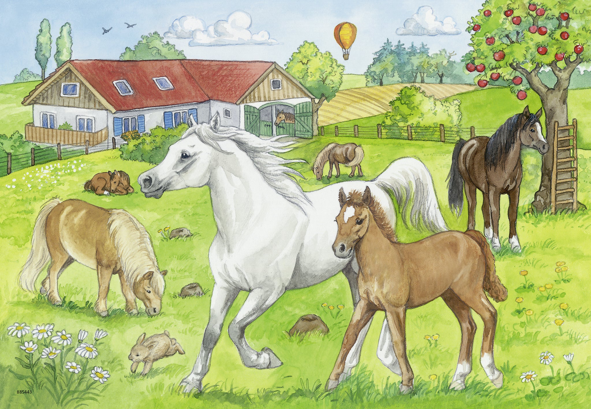 Ravensburger Puzzle 2X24 Ud Caballos