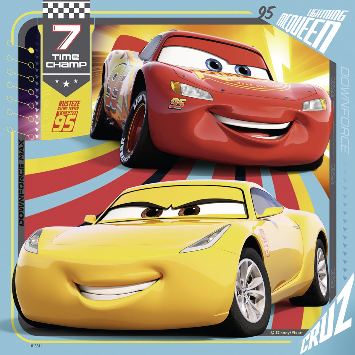 Ravensburger Puzzle 3X49 Ud Cars 3