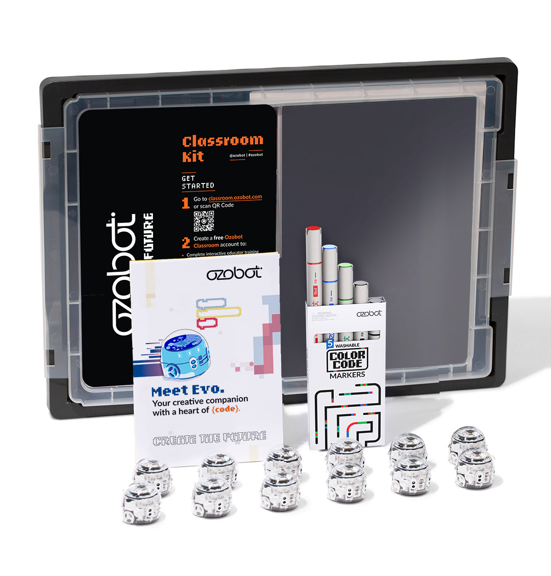 Kit Aula Ozobot Evo 12 Bots