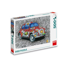 Dino Puzzle 500 Piezas Vw Escarabajo Pintado