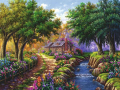 Ravensburger Puzzle 1500 Piezas Una Casa Junto Al Lago