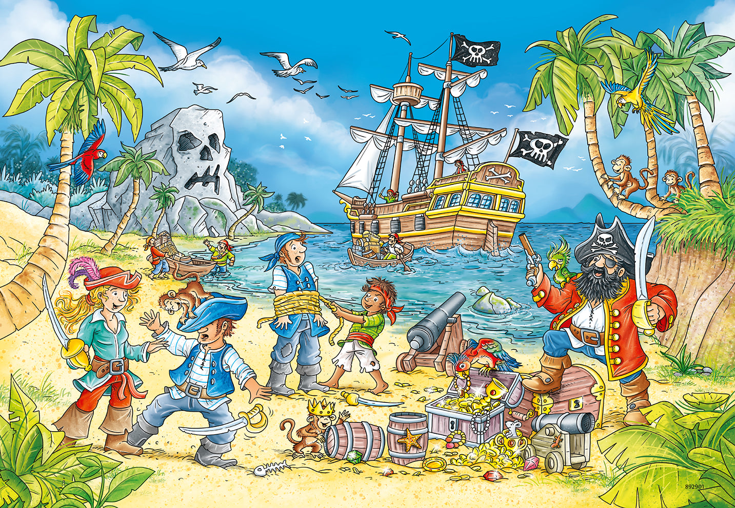 Ravensburger Puzzle 2X24 Pz Piratas