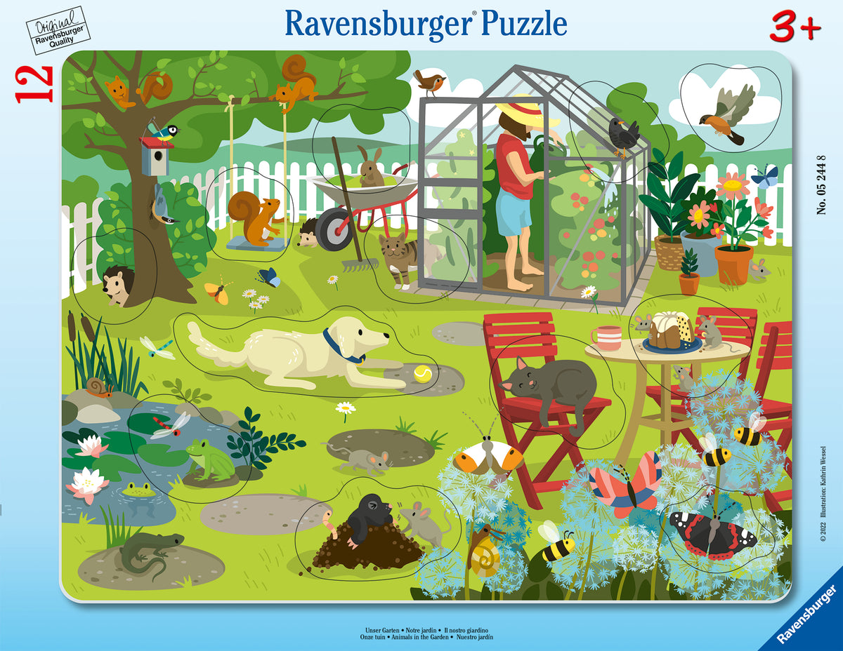 Ravensburger Puzzle Marco 12 Piezas Nuestro Jardín