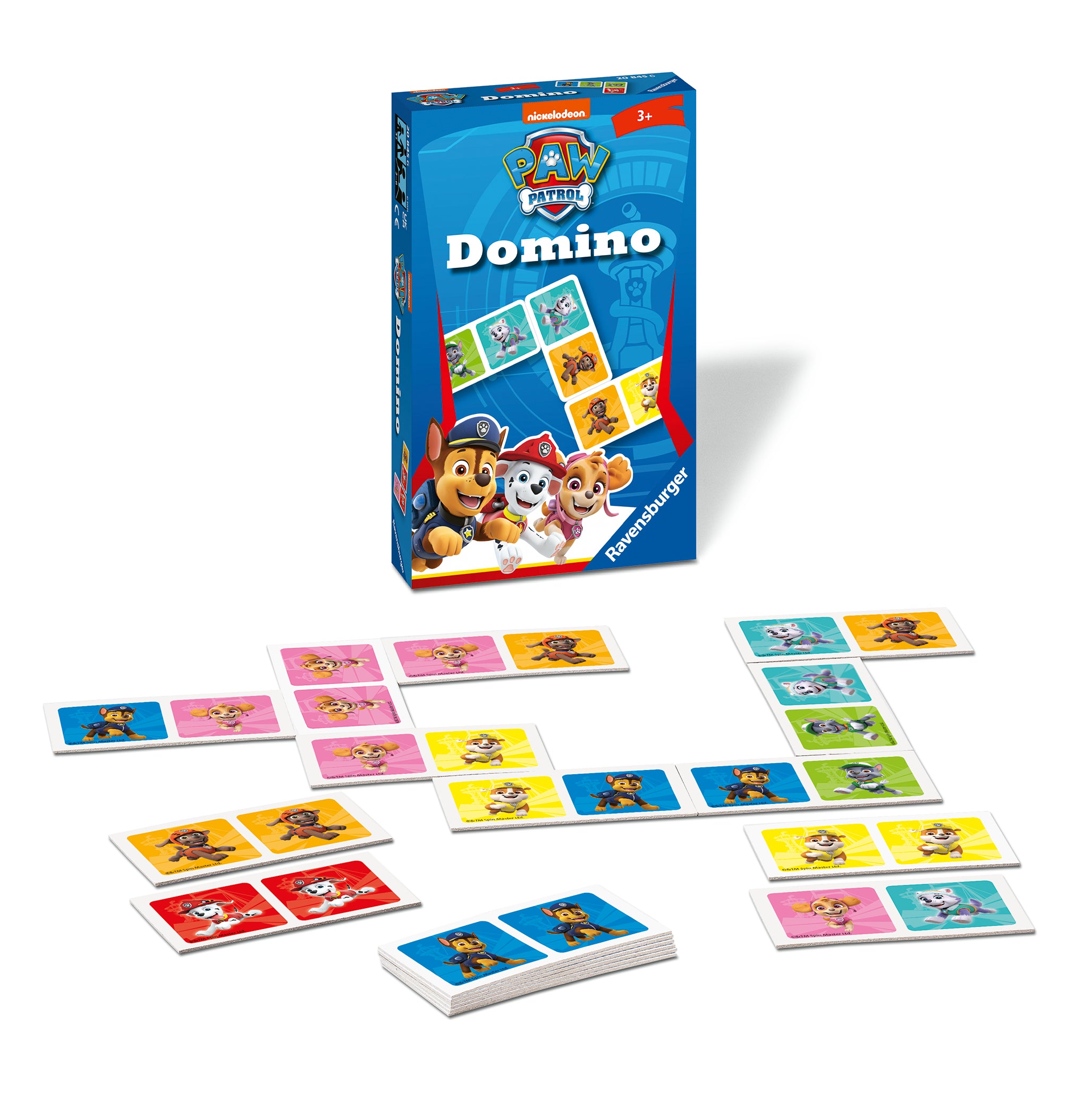 Ravensburger Juego De Mesa Paw Patrol Dominó