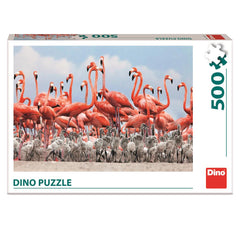 Puzzle Dino 500 Piezas Flamencos