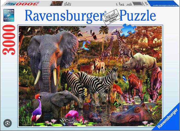 Ravensburger Puzzle 3000 Piezas Mundo Animal Africano