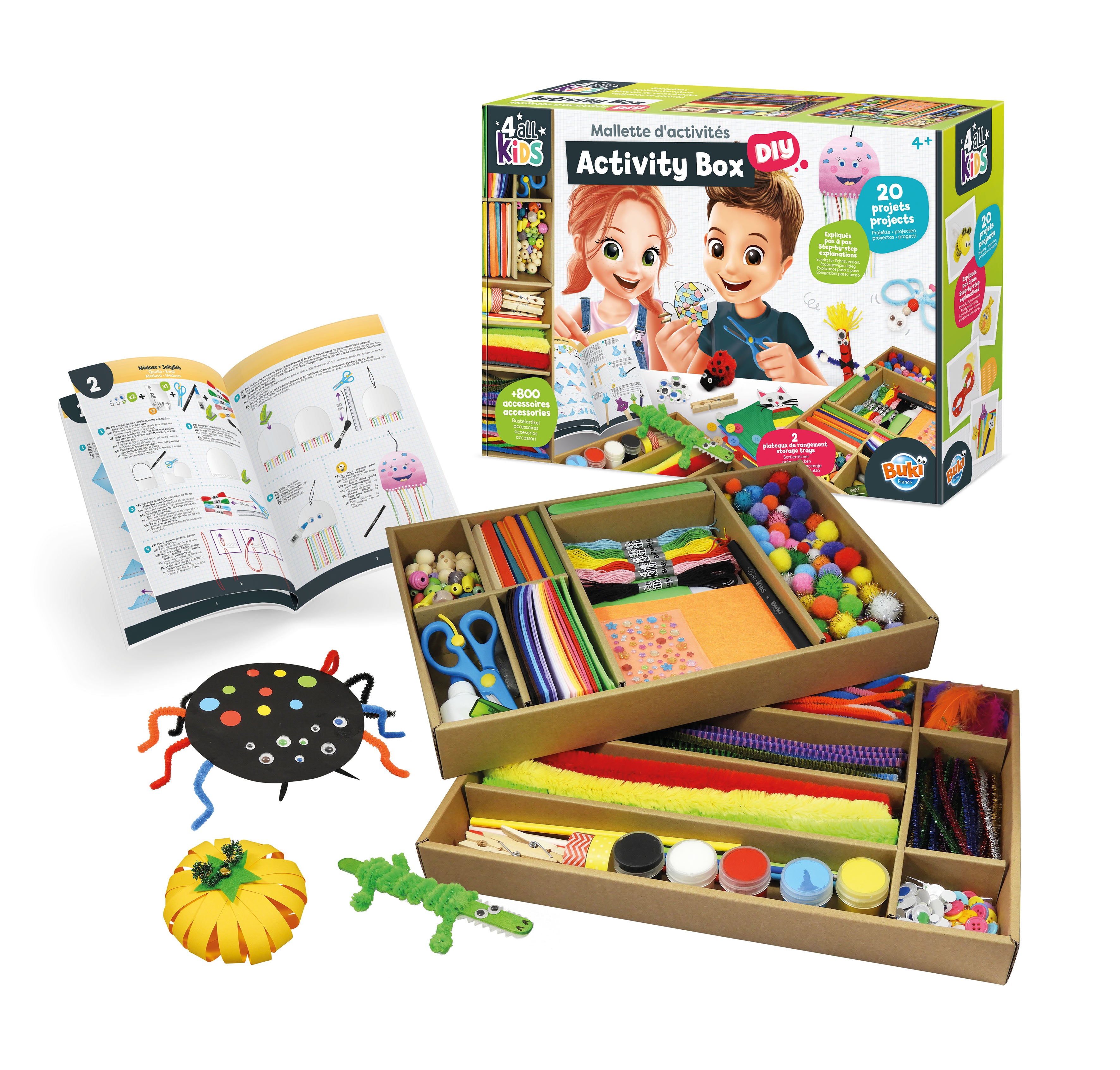 Conjunto De Actividades Buki Con Más De 800 Extras