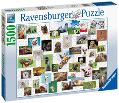 Ravensburger Puzzle 1500 Piezas Collage De Animales Divertidos