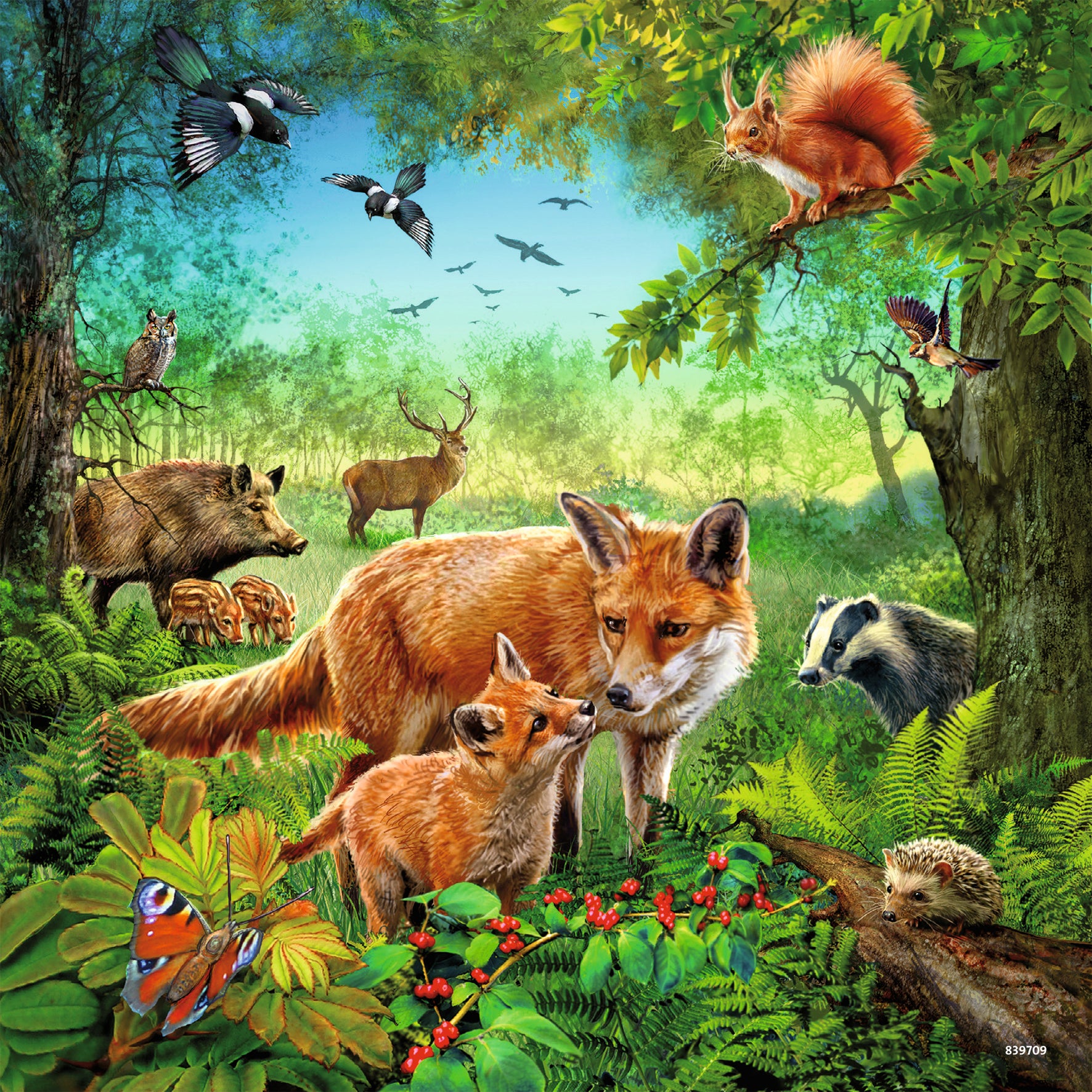 Ravensburger Puzzle 3x49 ud Mundo Animales