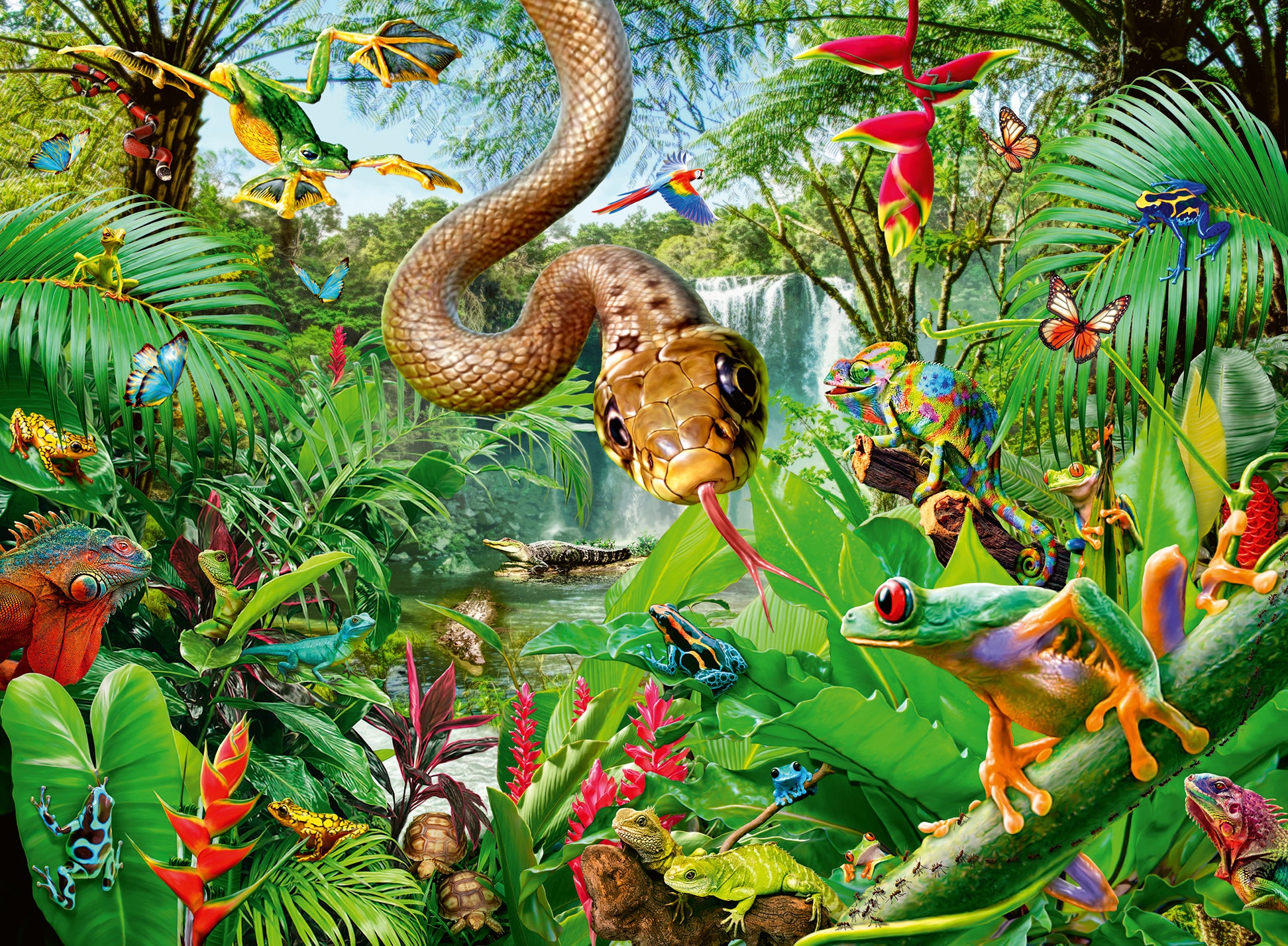 Ravensburger Puzzle 300 piezas Reptil Hogar