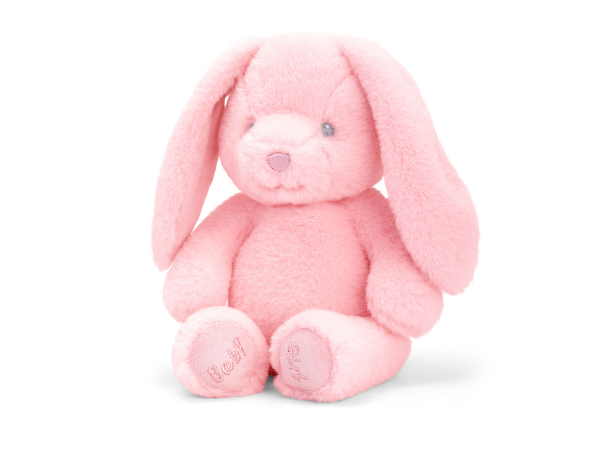 Keel Toys Eco Baby Conejo Niña Rosa 25 Cm